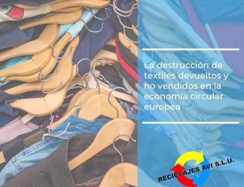 La destrucción de textiles devueltos y no vendidos en la economía circular europea: Un análisis del nuevo informe de la AEMA
