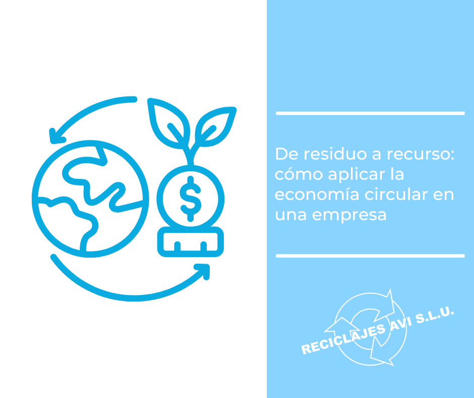 De residuo a recurso: cómo aplicar la economía circular en una empresa